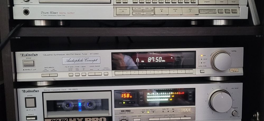 Technics st g560 srebrny sprawny