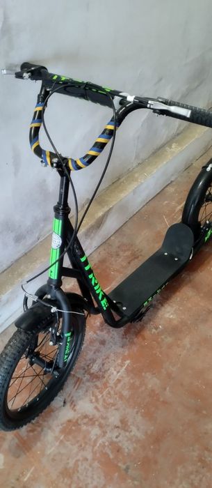 Самокат с велосипедными колесами