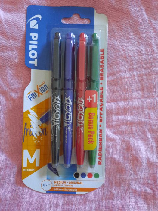 Canetas Gel Pilot Frixion ball NOVAS