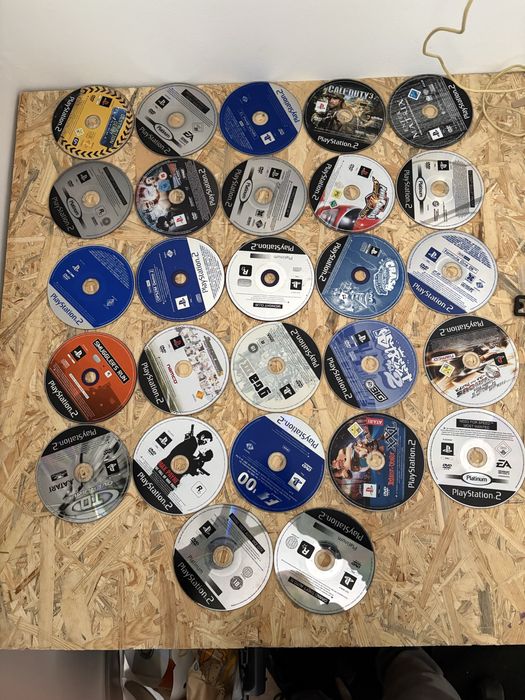 Pakiet 27 Gier PS2 | Same płyty (Loose) | Nietestowane / Serwis