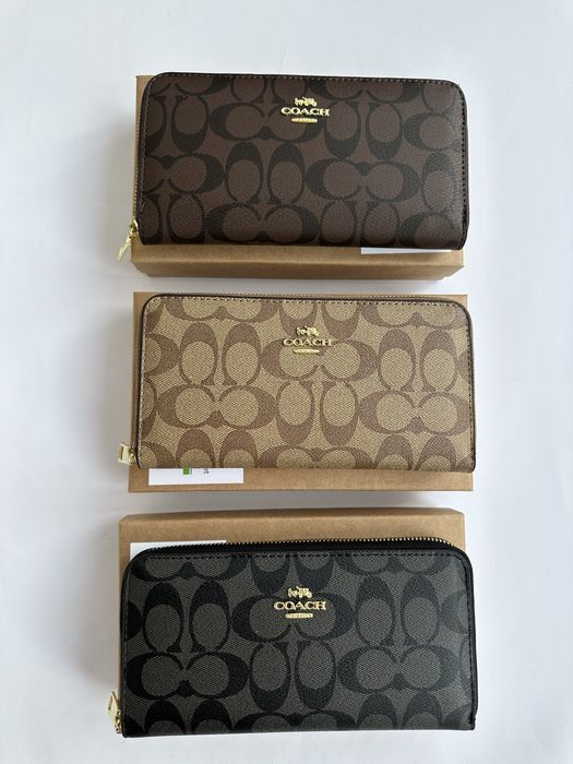 Женский кошелё Коуч/кошелек на молнии Coach