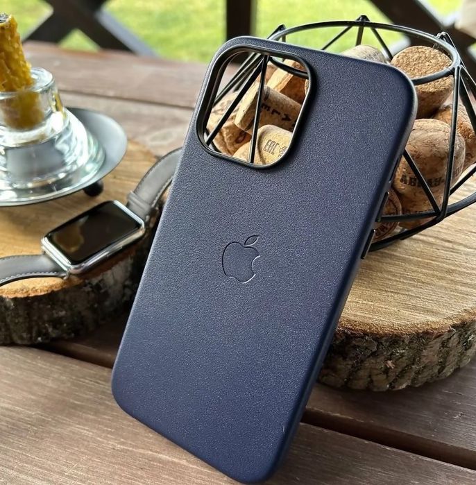 Чехол на iPhone 14 Pro шкіряний кожаный, 13 MagSafe Айфон про макс: 530 ...
