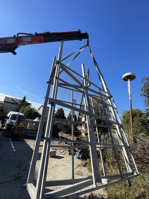 Konstrukcja reklamowa dwustronna 5mx3m stelaż baner billboard