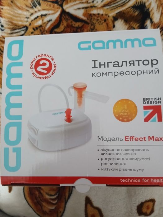 Продам Небулайзер (Інгалятор домашній) компресорний Gamma Effect Max