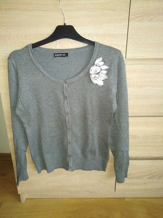 Bluzka damska popielata