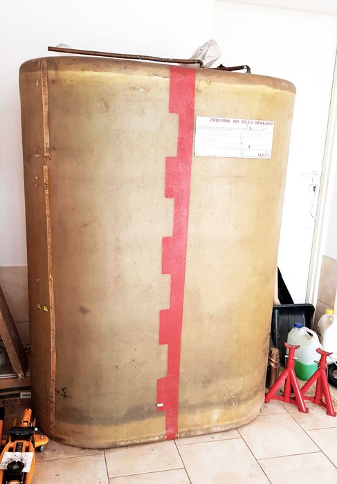 ZBIORNIK na olej opałowy 1000L włókno szklane