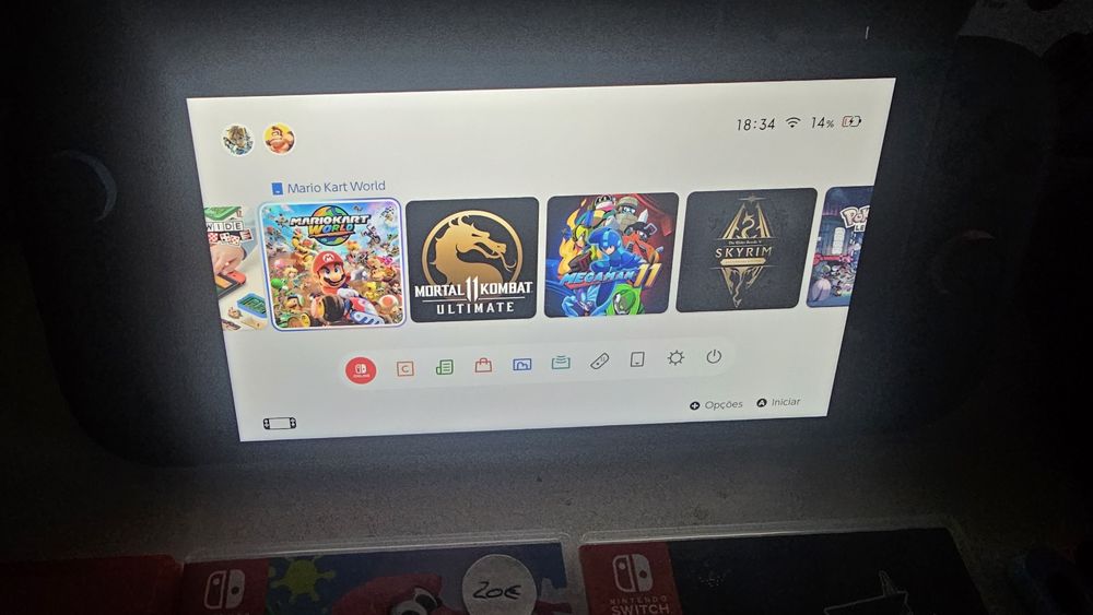 Nintendo switch 2 coma cessórios e garantia negociavel ou troca