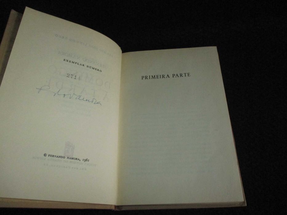 Livro Domingo à Tarde Fernando Namora Numerado