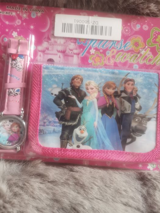 Frozen! Conjunto de relógio e carteira