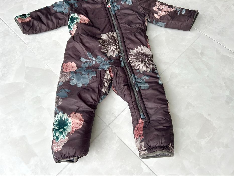 Śliczny zimowy bardzo ciepły kombinezon dziewczęcy  Lodger 86cm 18-24m