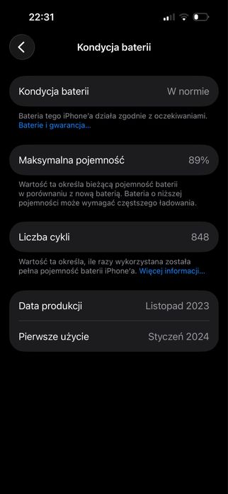 Iphone 15 pro blue titanium 128gb