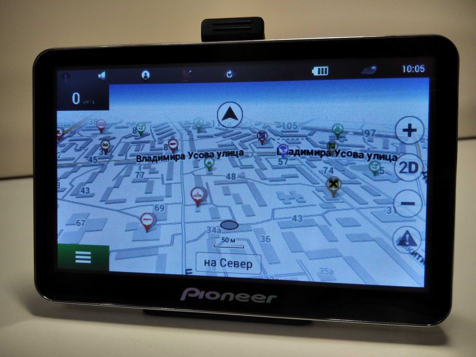 GPS навигатор Pioneer HD свежие карты 2025