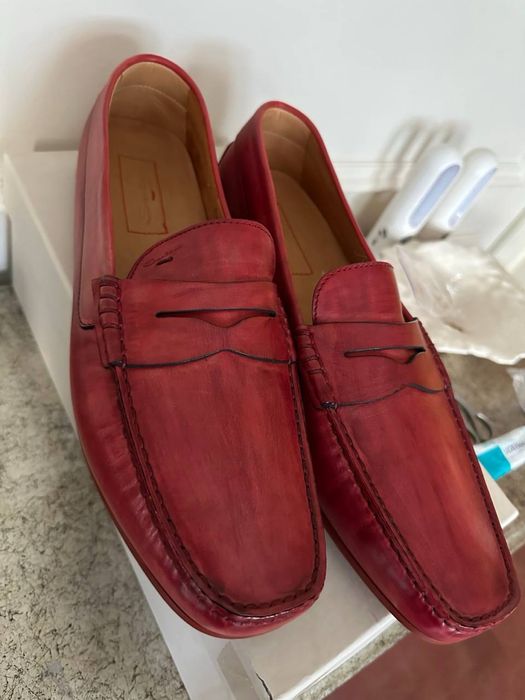 лофери Santoni   Натуоальна шкіра