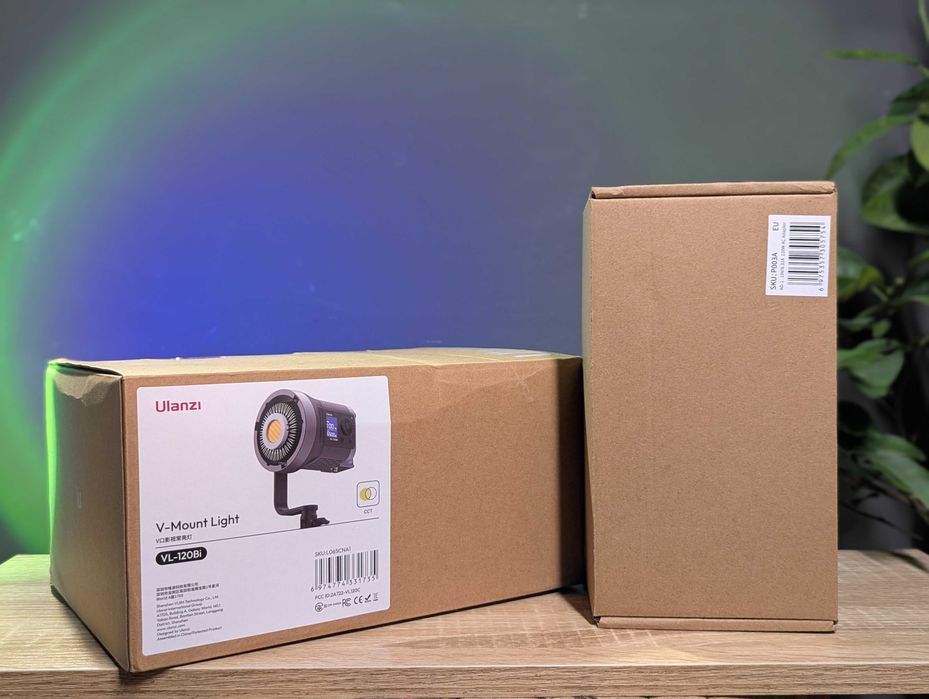 Постійне світло 120 Вт 2700-6500К + блок живлення Ulanzi VL-120Bi