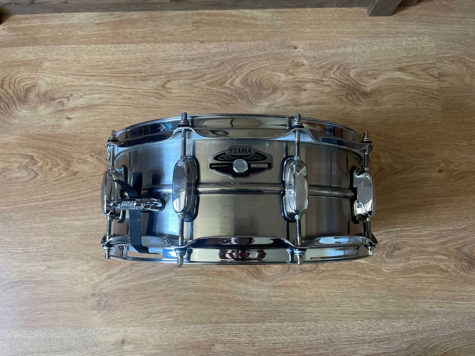 ! Top ! Werbel Tama PBS 255 Nickel-Over-Brass 14x5.5 perkusja evans