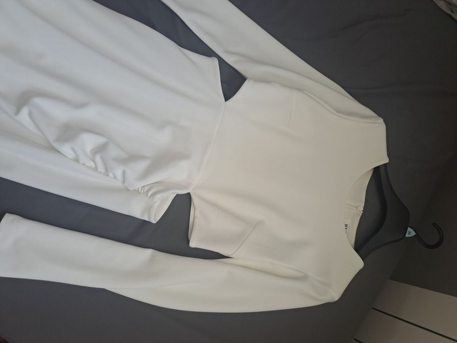 Elegancka sukienka na komunie chrzciny wesele S/m