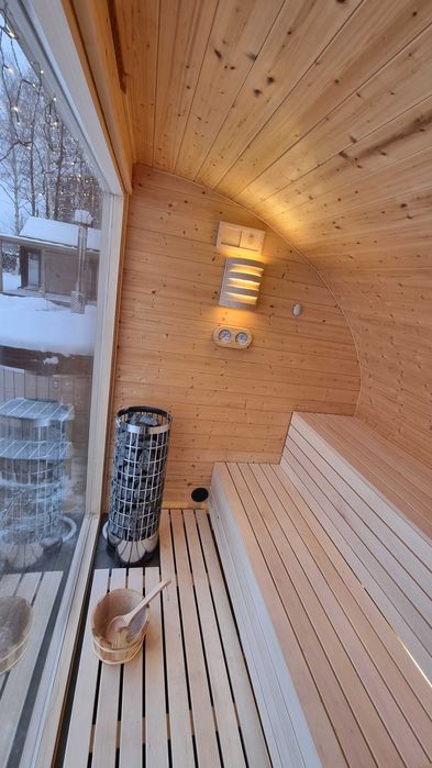 Domek całoroczny, jacuzzi, sauna - Brzozowy Zakątek