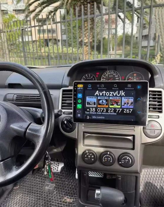 Магнитола X-TRAIL Nissan T31 GPS 2 дин Т31 Tesla CarPlay Тесла Android