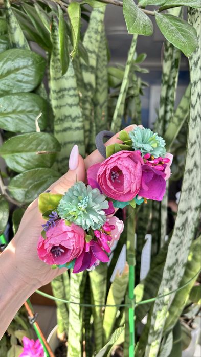 Резинки для волосся з квітами