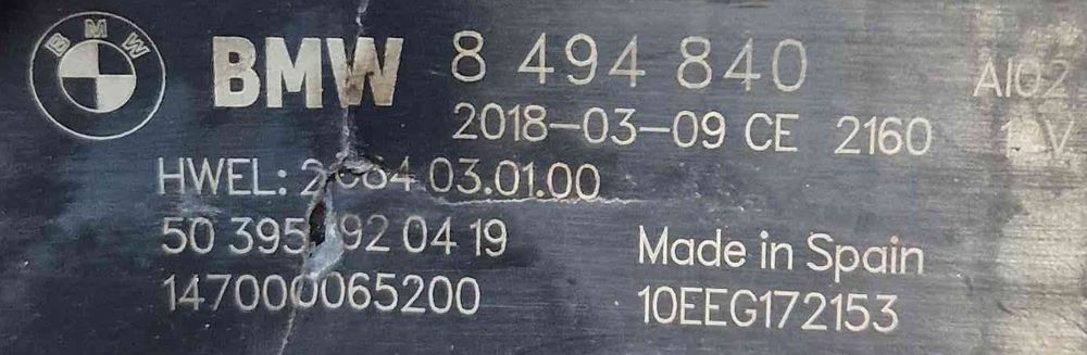 Balástro Xénon / Módulo LED BMW 1 (F21), 1 Sports Hatch (F21)