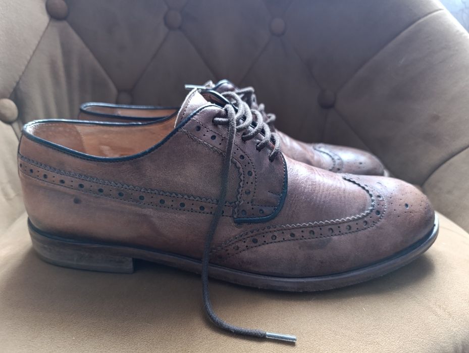 Шкіряні туфлі на кожен день 42р