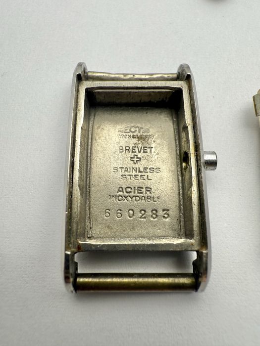 Zegarek Art Deco Recta cal MV H3 do naprawy