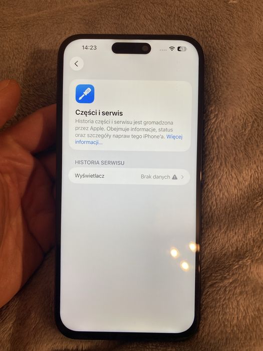 iPhone 15 Pro Max 256GB Black Titanium – Dawca części / Do naprawy (Aparaty 100% sprawne)