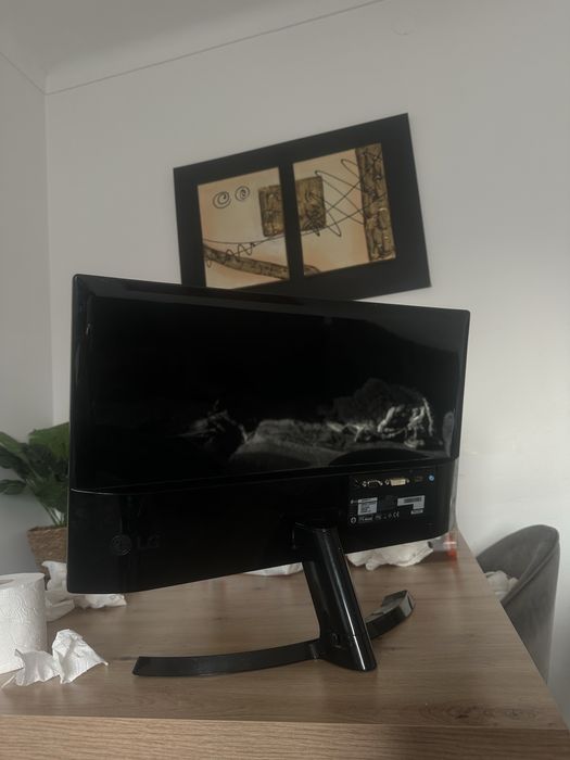 Monito LG com cabos incluidos