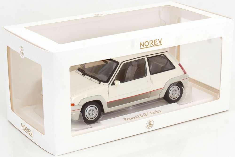 Renault Super 5 GT Turbo Phase I 1985 (white pearl) - Norev 1/18
