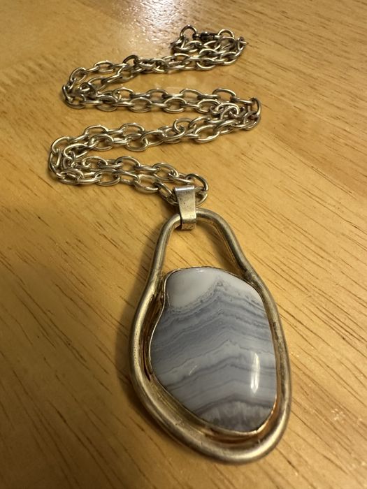 Piękny stary wisiorek ze srebra