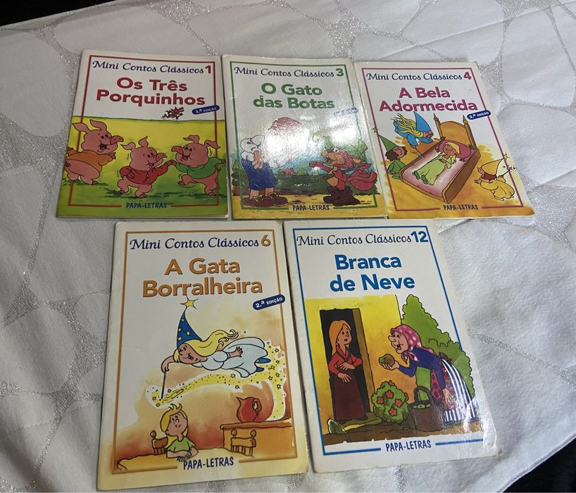 Livros da coleção “Mini Contos Clássicos”