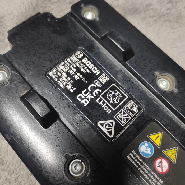 Bateria Bosch Powerpack 500 bagażnik