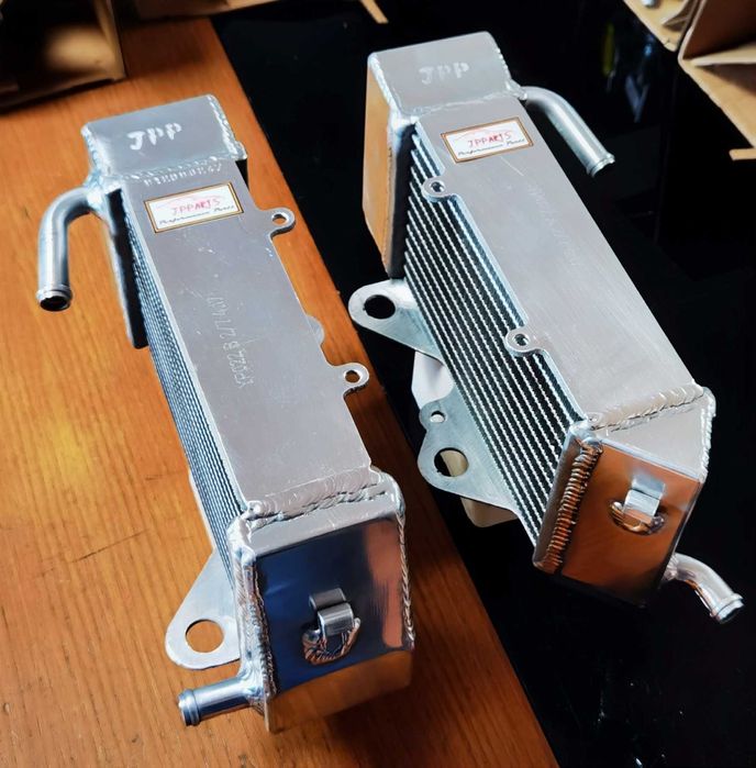 Radiadores Honda CR125 e CR250 de 1982 Alumínio Performance