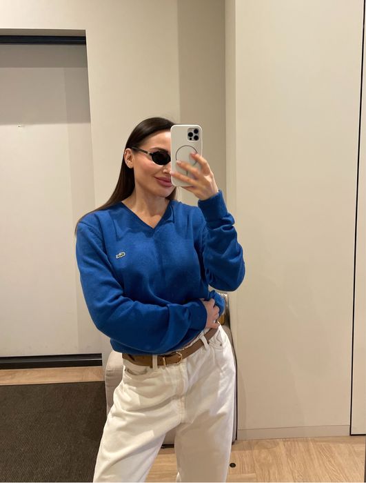 100 % вовна светр Lacoste l/Onesize