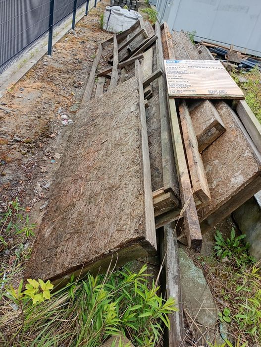 Oddam drewno i płyty OSB