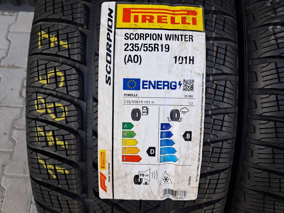 Резина зима НОВА Pirelli 235/55 R19 Scorpion Winter AO Stelvio Audi Q5 BYD Song CR-V IONIQ5 Cherokee  EQC Mercedes