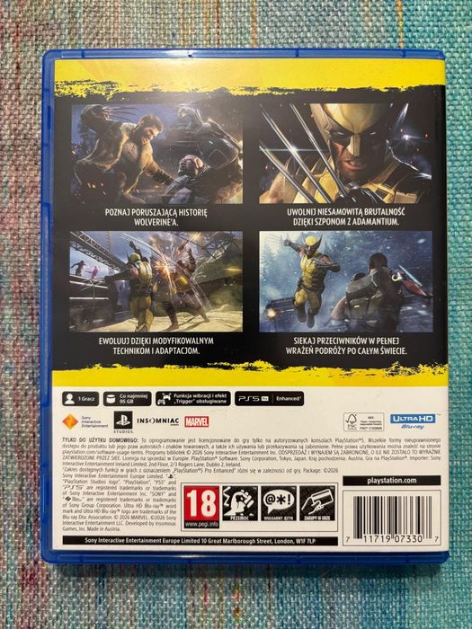 Gra na  Ps5 Marvel Wolverine