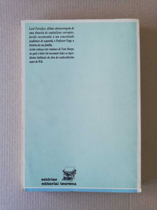 Vícios ancestrais - Tom Sharpe, Teorema, 1990