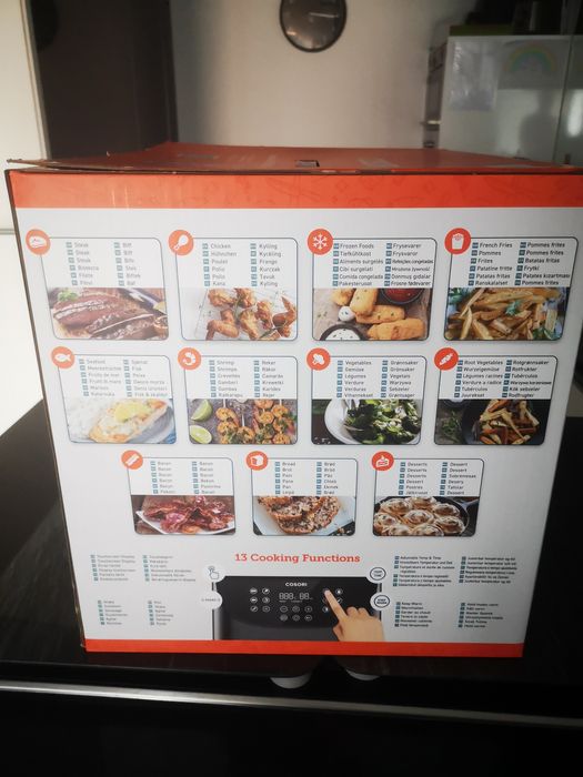 Fritadeira sem Óleo COSORI Premium Chef Edition (5.5L - Preto