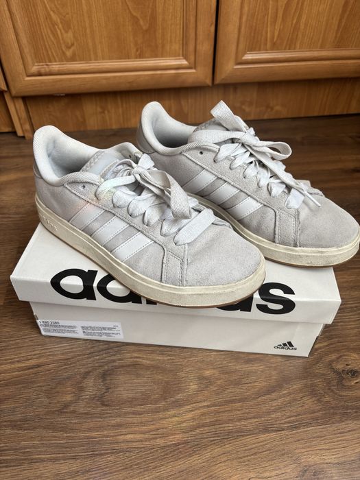 Buty damskie Adidas grand court base 00s szare