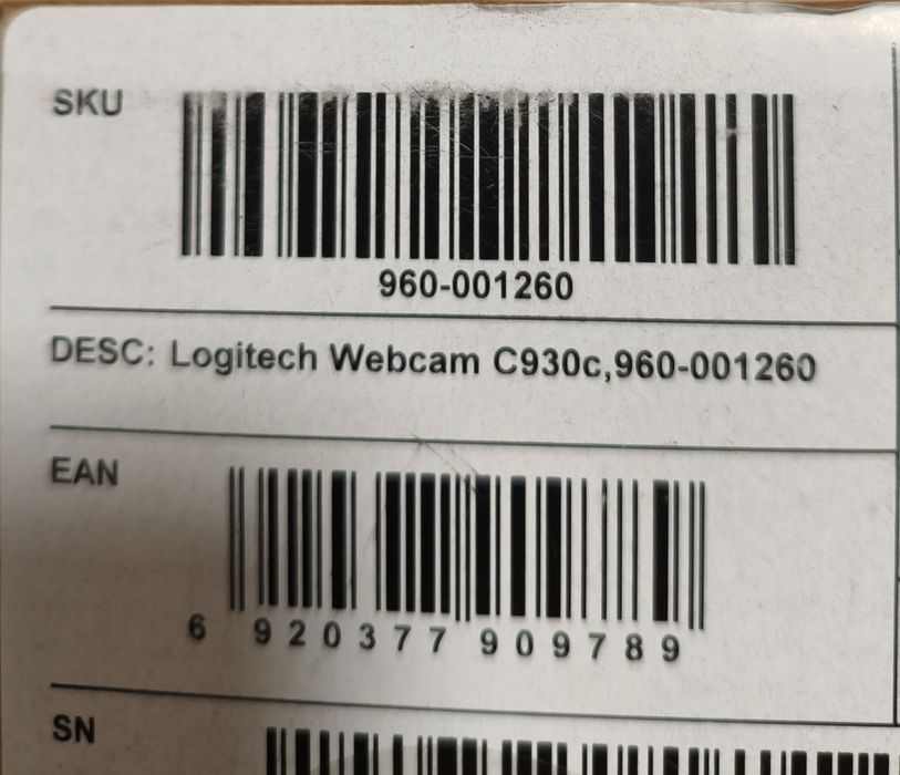Нова!! Веб-камера Logitech C930c