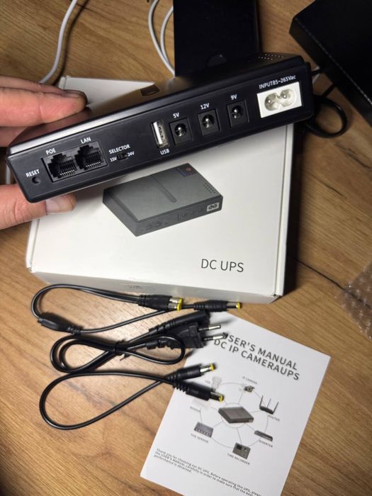 Безперебійник UPS для роутера 12800 mAh на 5V/9V/12V