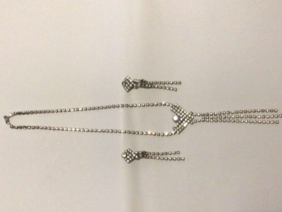 Кольє з сережками  весільне, Чехія