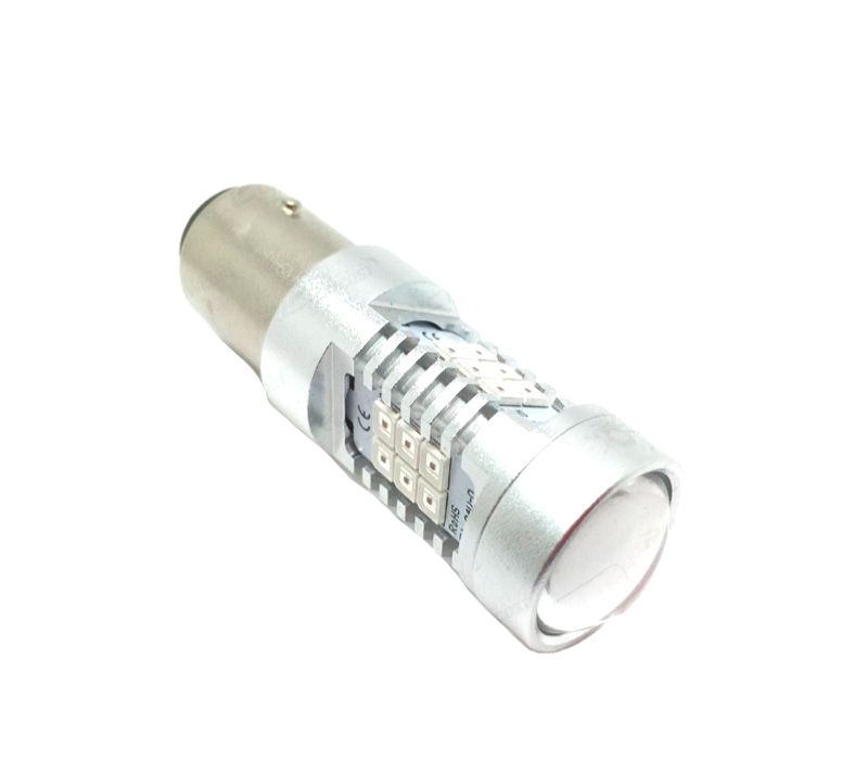 LÂMPADA LED P21 5W CANBUS VERMELHA PÓLO DUPLO