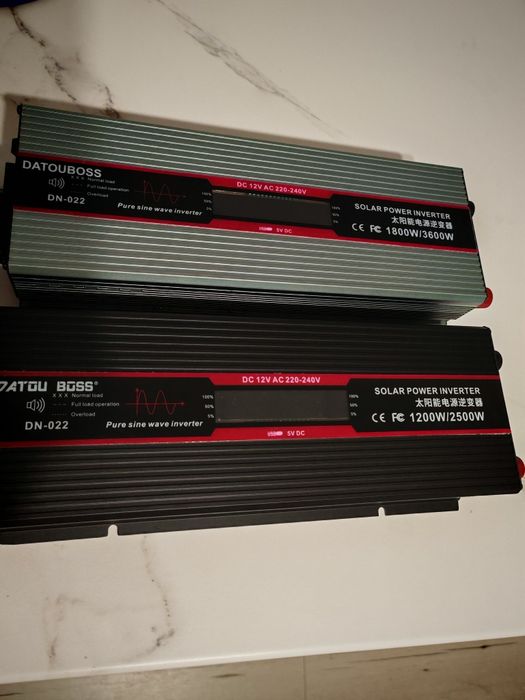 Інвертор Datouboss 12 /24v 1300/2000. 12v 1000/2000 w