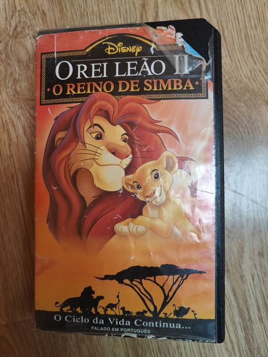 Cassette VHS Disney Clássicos O Rei Leão II - O Reino de Simba