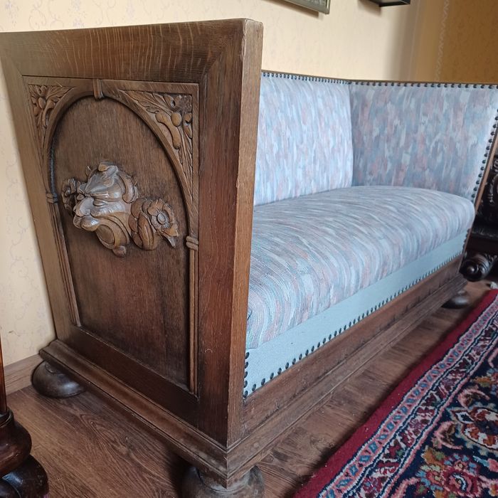 Antyczna sofa ławka.