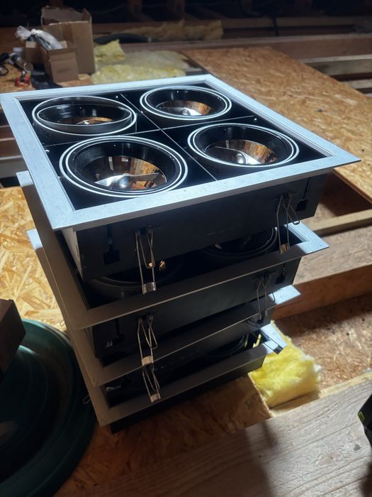 Oswietlenie loftowe 5lamp komplet