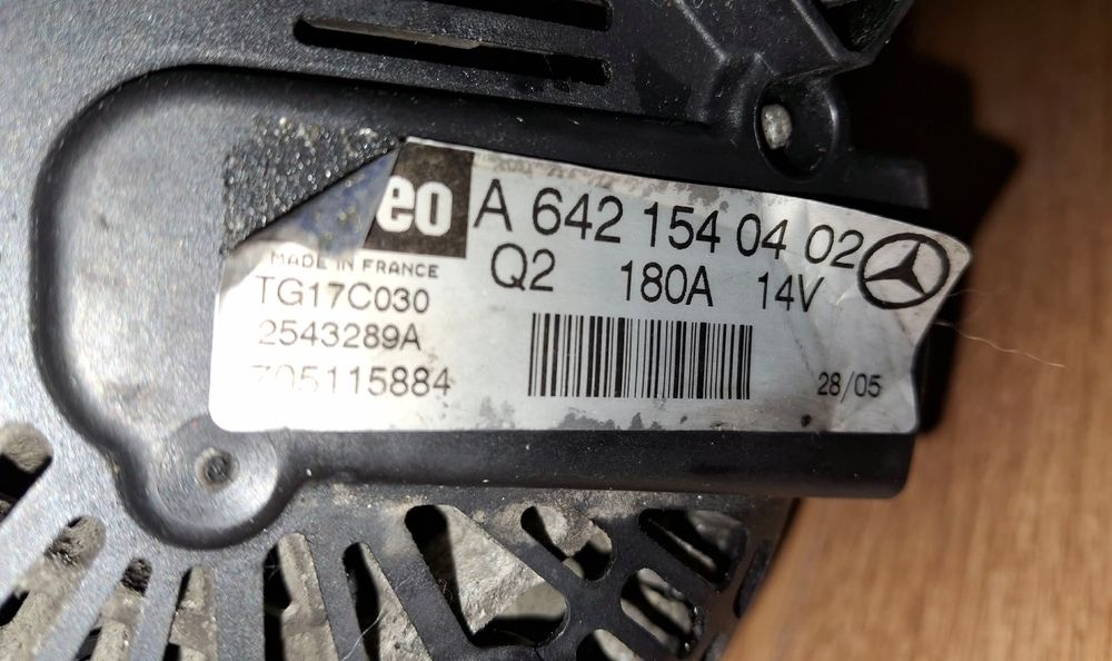 Alternator TG17C030  Mercedes W211 3.0 V6  w219, w203, sprinter