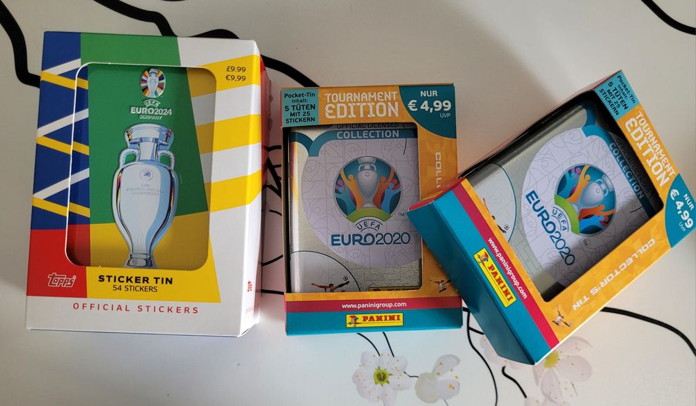 Produtos Panini e Topps - saquetas / caixas /blisters